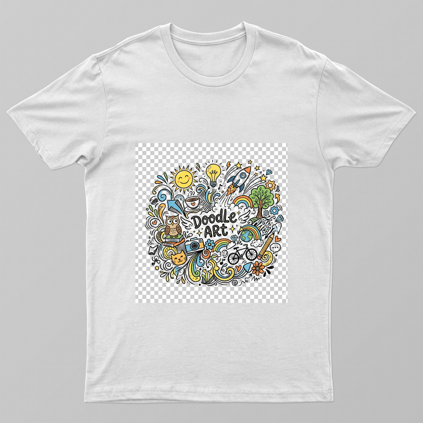 Doodle star Unisex T-shirt by Durga Choudhary