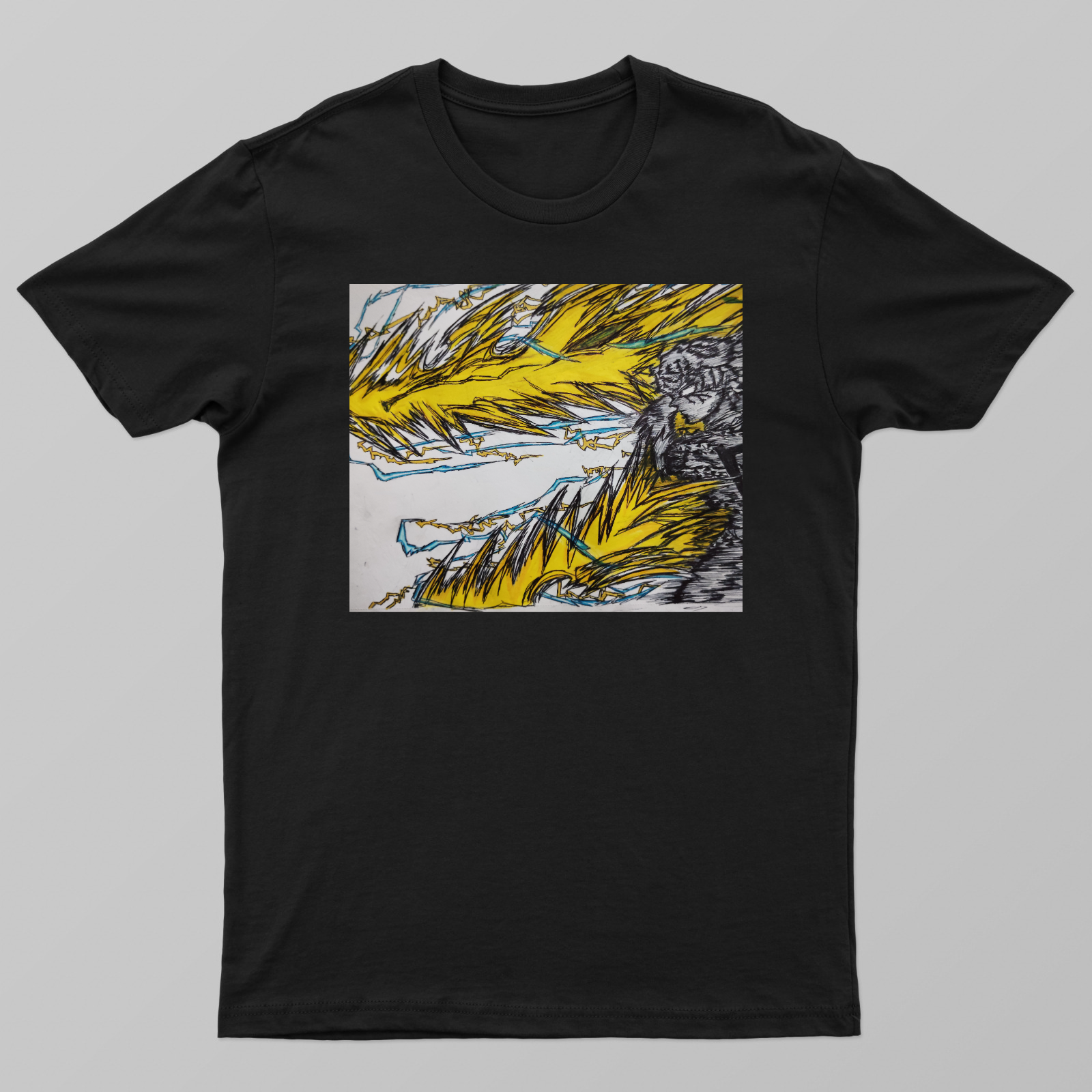 Thunder T shirts Unisex T-shirt by Manoj Karki 