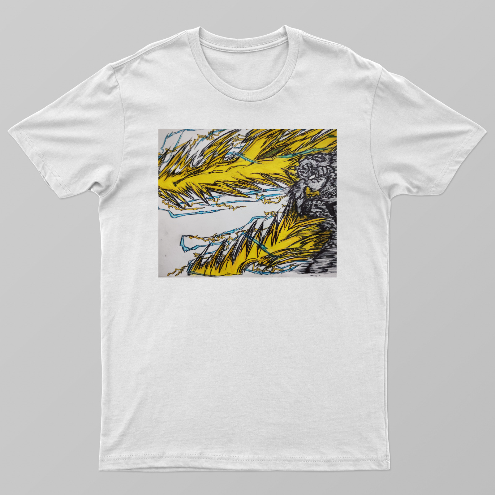 Thunder T shirts Unisex T-shirt by Manoj Karki 