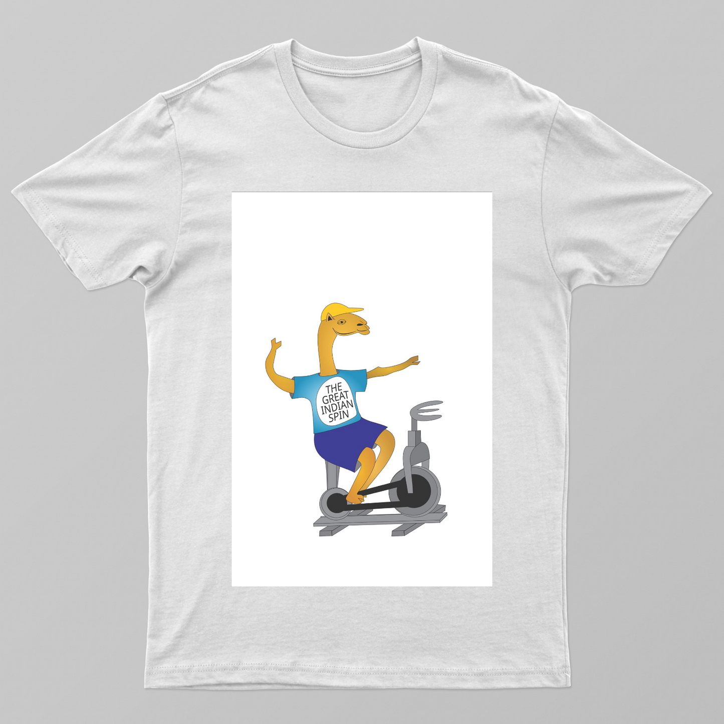 The Great Indian Spin Unisex T-shirt by Moiz M