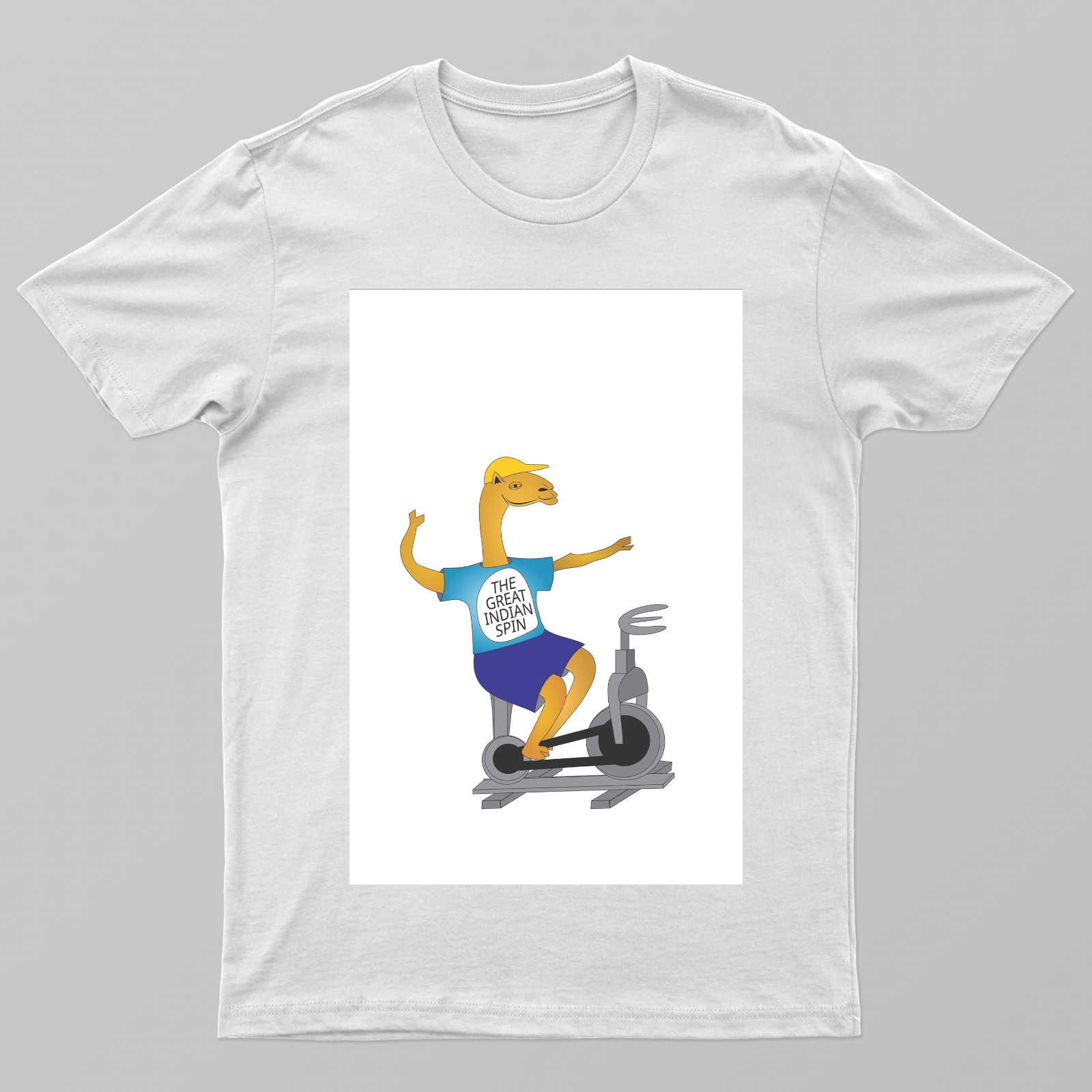 The Great Indian Spin Unisex T-shirt by Moiz M