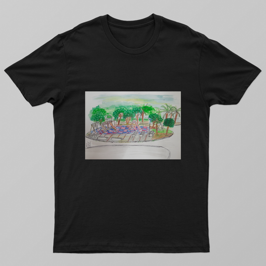 Garden Unisex T-shirt by Moiz M