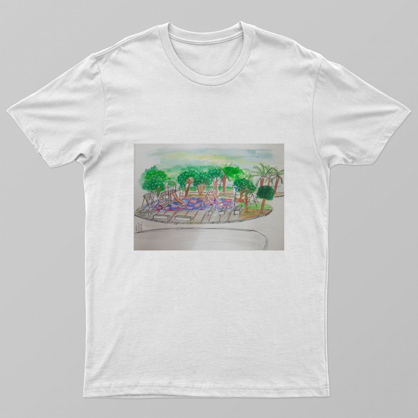 Garden Unisex T-shirt by Moiz M