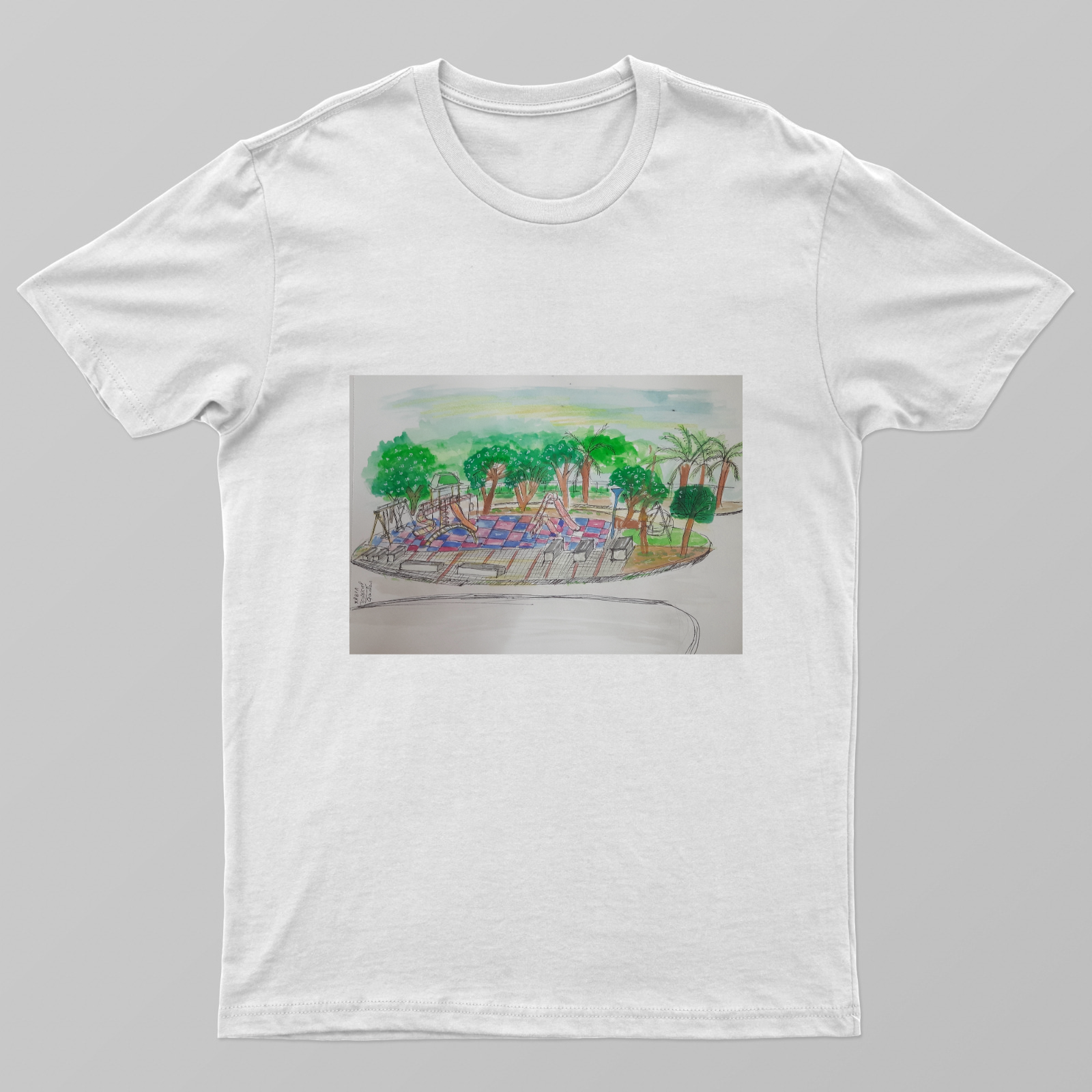 Garden Unisex T-shirt by Moiz M