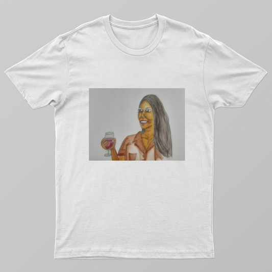 She drink Unisex T-shirt by Moiz M