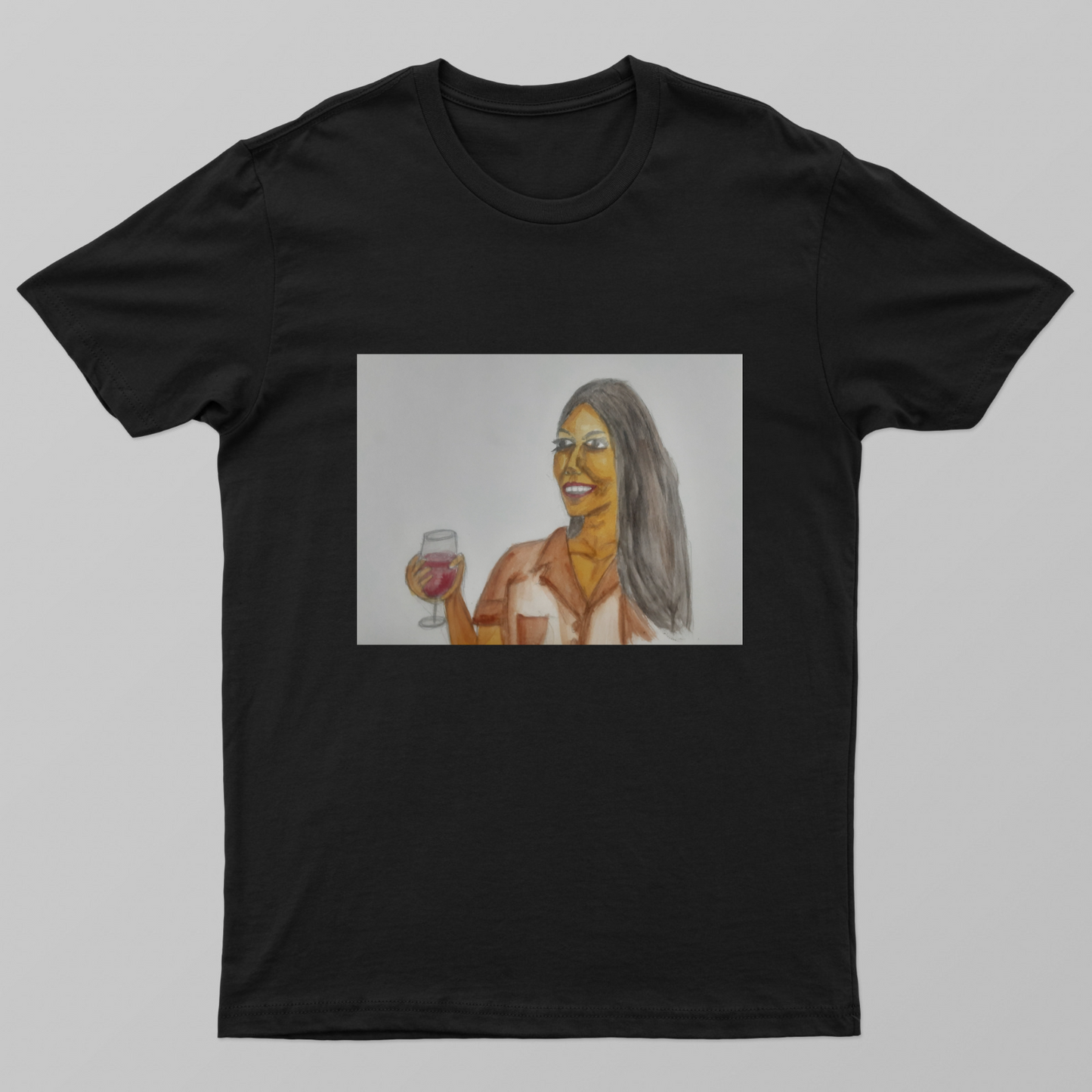 She drink Unisex T-shirt by Moiz M