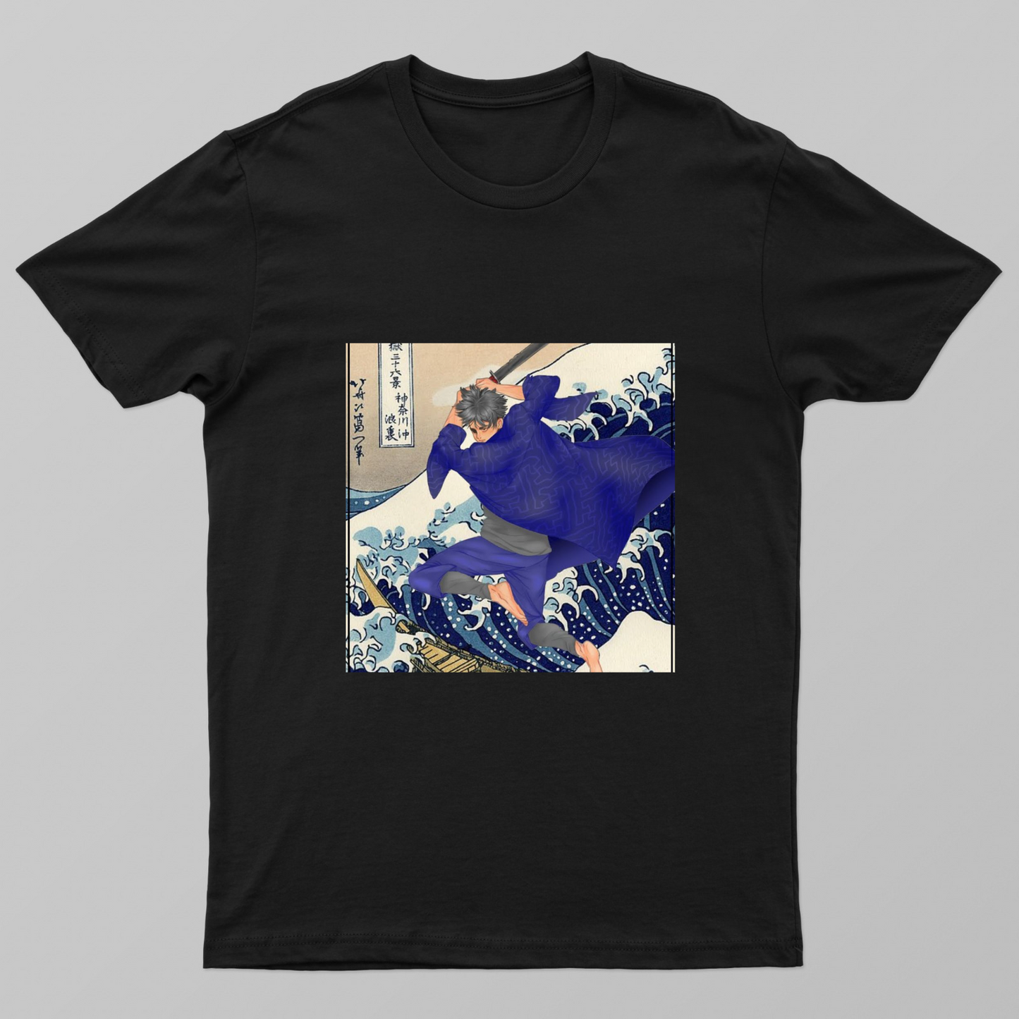 Minimal, soft unisex t-shirt, anime character Unisex T-shirt by Priya Newar