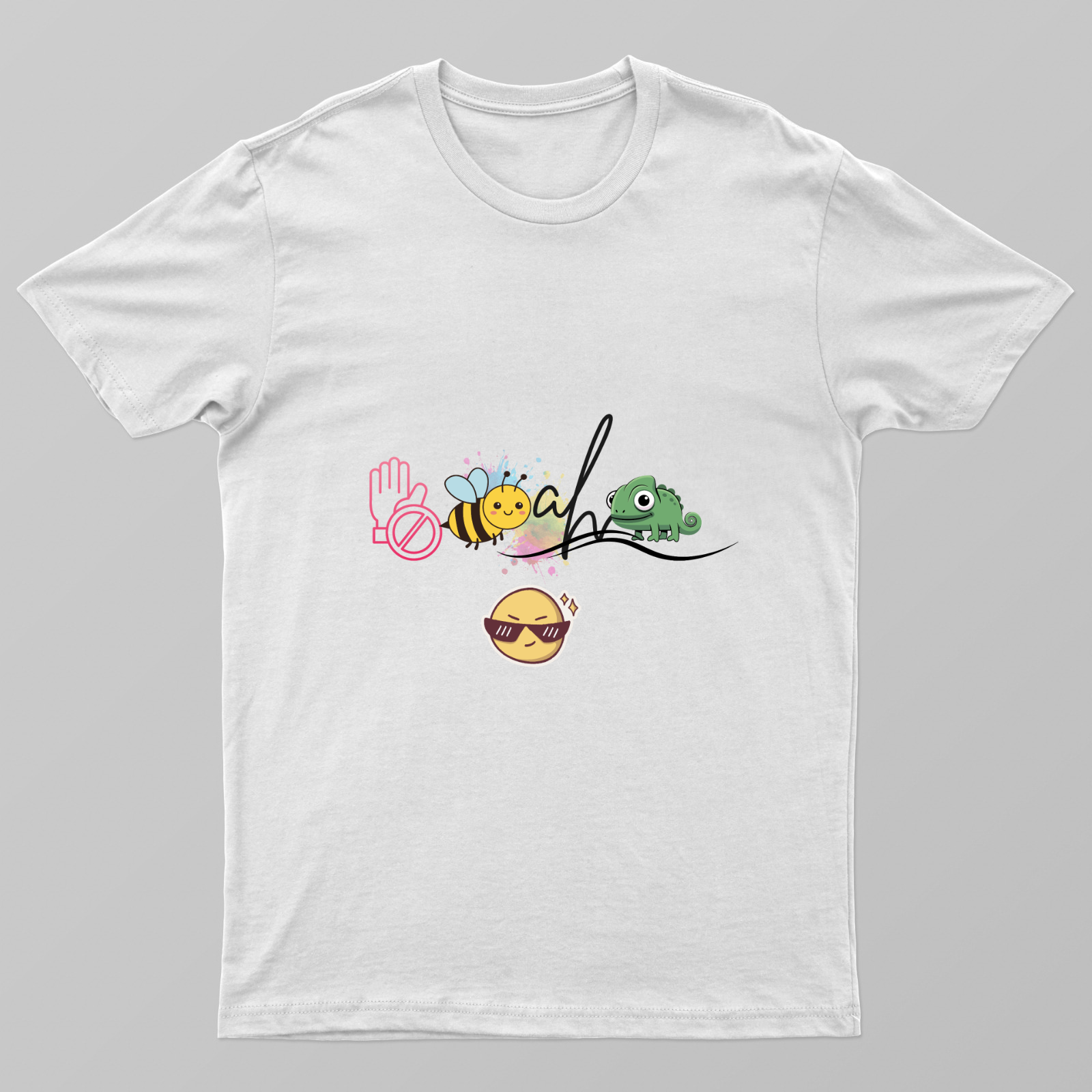 Don’t Be a Chameleon | Be Yourself Graphic T-Shirt | Unique Attitude Tee-Meme Unisex T-shirt by Dinesha