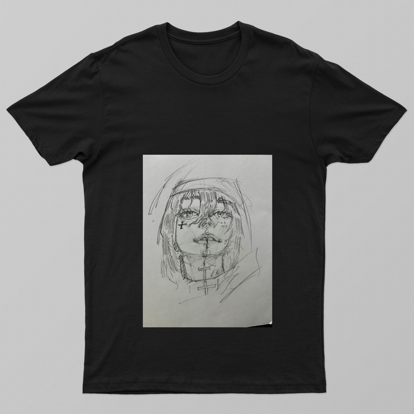 Expressive peaceful aesthetic Unisex T-shirt by @lazydude_creates1