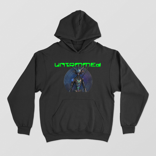 UNTAMMED- Alien Warrior Premium Hoodie Unisex Hoodie by Sharath