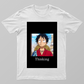 Monkey D Luffy on black t-shirt Unisex T-shirt by Parth Suhas Jog