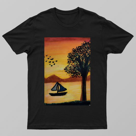 Sun  set Unisex T-shirt by @whisperweaves
