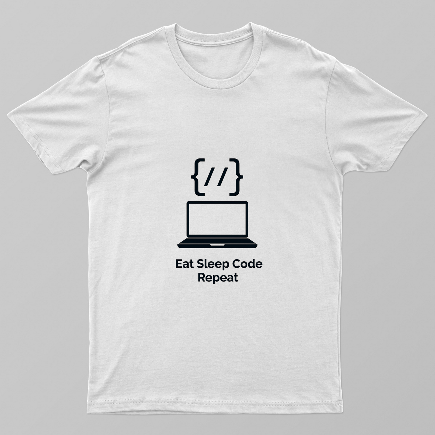 Eat Sleep Code Repeat Unisex T-shirt by @rd_digital_store