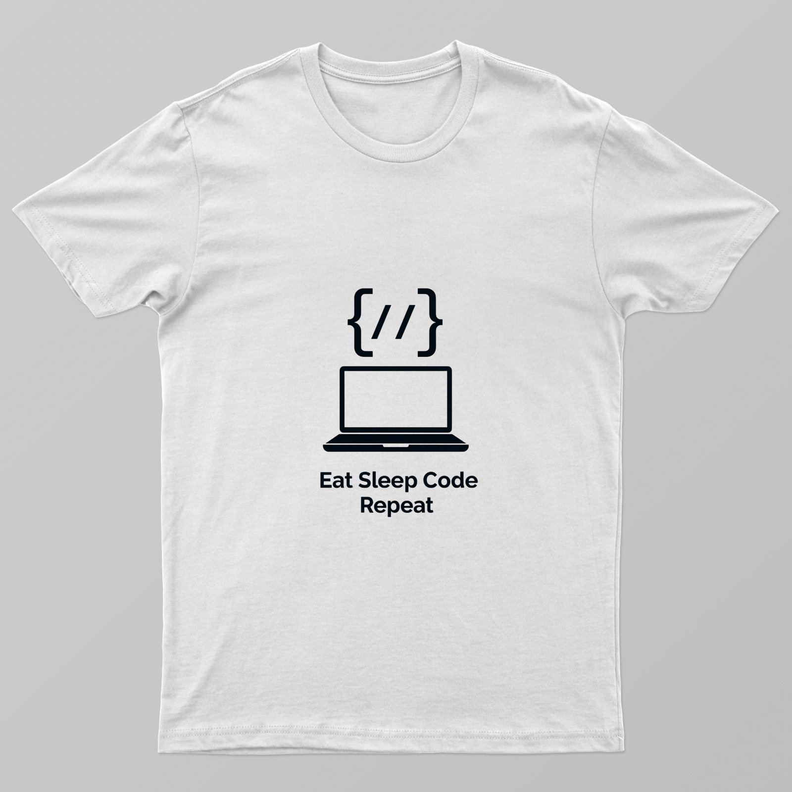 Eat Sleep Code Repeat Unisex T-shirt by @rd_digital_store