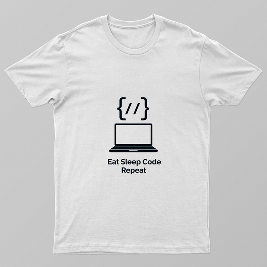 Eat Sleep Code Repeat Unisex T-shirt by @rd_digital_store