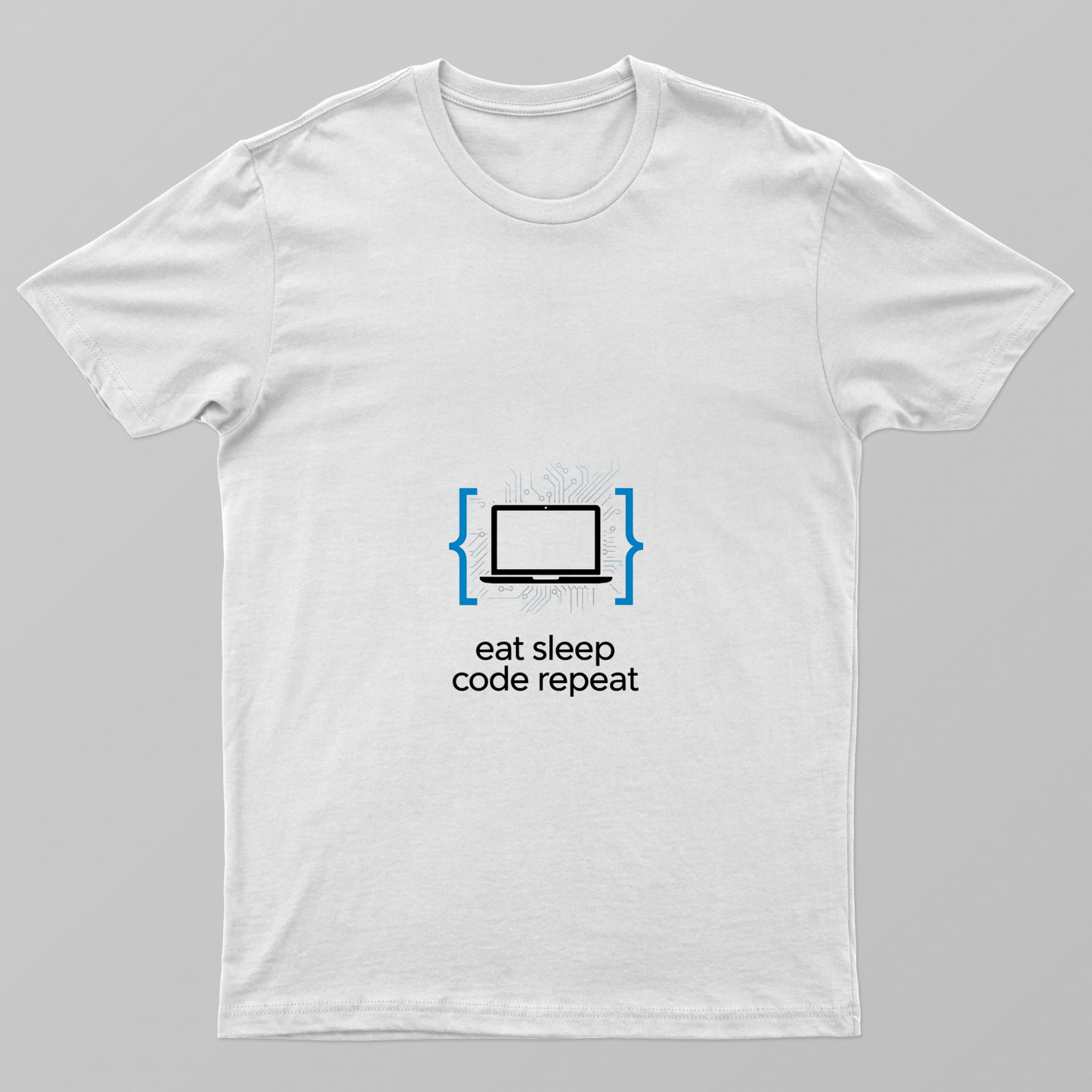 Eat Sleep Code Repeat Unisex T-shirt by @rd_digital_store