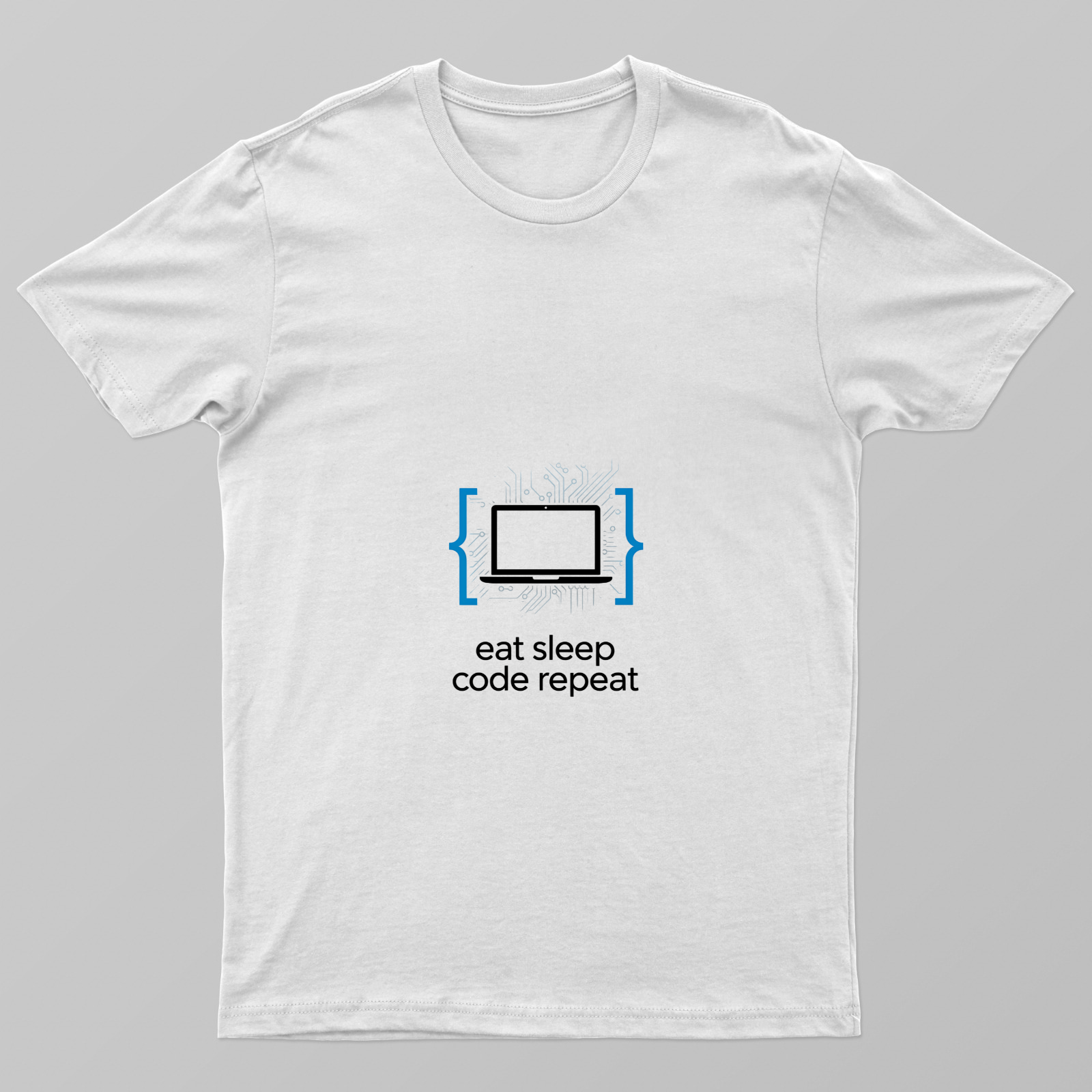 Eat Sleep Code Repeat Unisex T-shirt by @rd_digital_store
