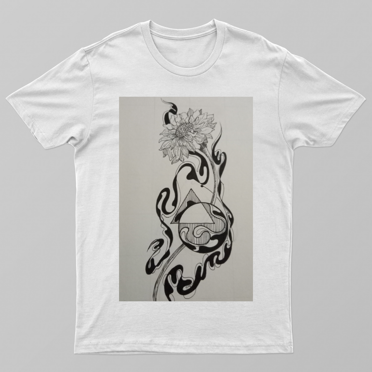 Sunflower Unisex T-shirt by Mitali Gupta