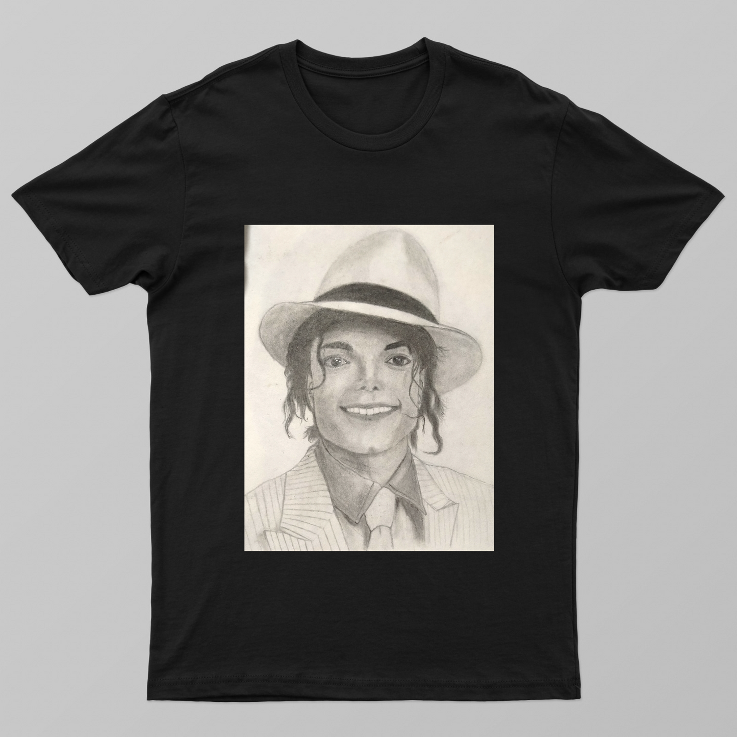 Michael jackson's smooth criminal sketch t shirt Unisex T-shirt by Ngurang Taya 