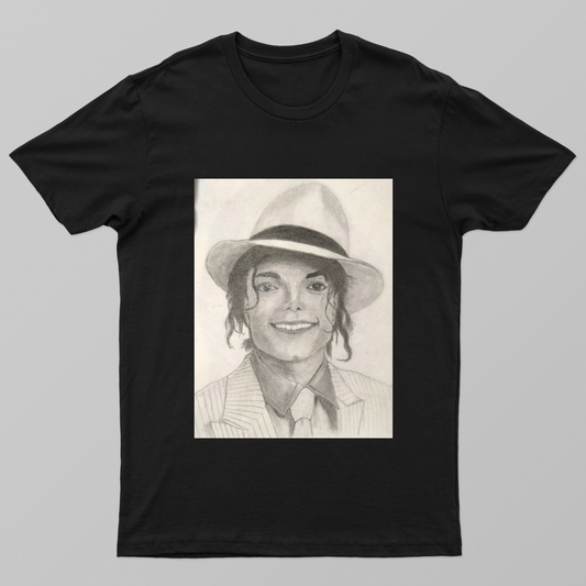 Michael jackson's smooth criminal sketch t shirt Unisex T-shirt by Ngurang Taya 