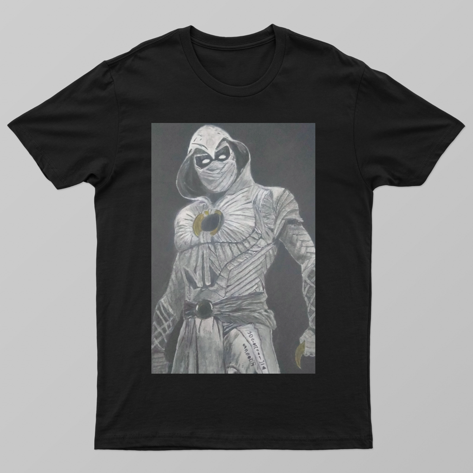 Painted Moon knight t-shirt Unisex T-shirt by Ngurang Taya 