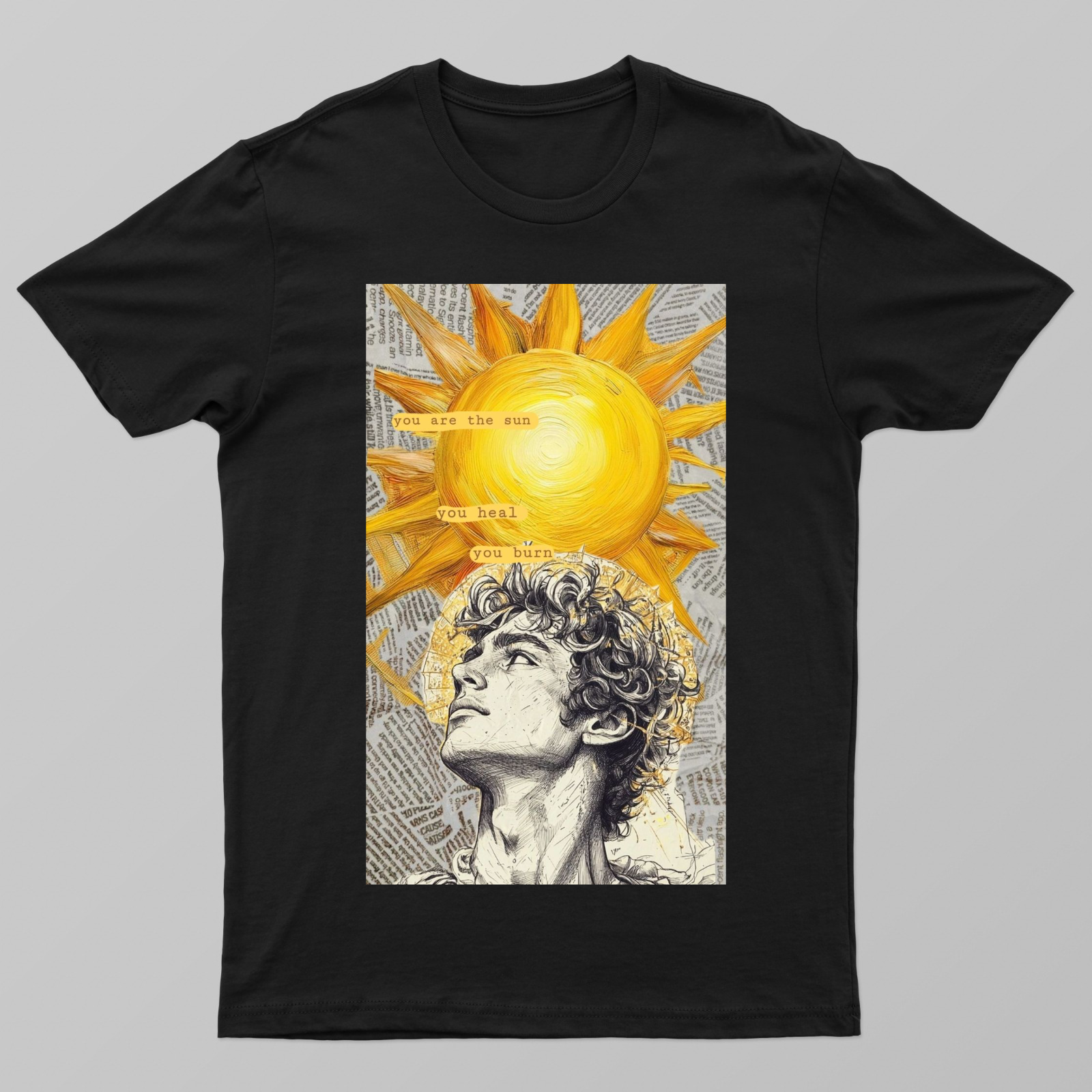 Sun Unisex T-shirt by Nandani Kumari