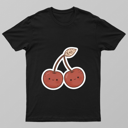 Cute cherry Unisex T-shirt by ScarletMosaic