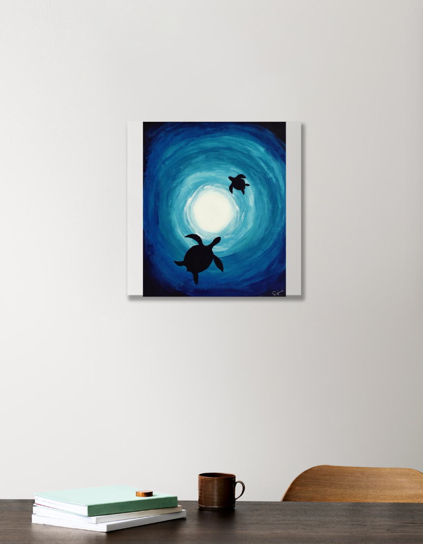 Under the world 12"x12" Acrylic Square Poster by @union.sr