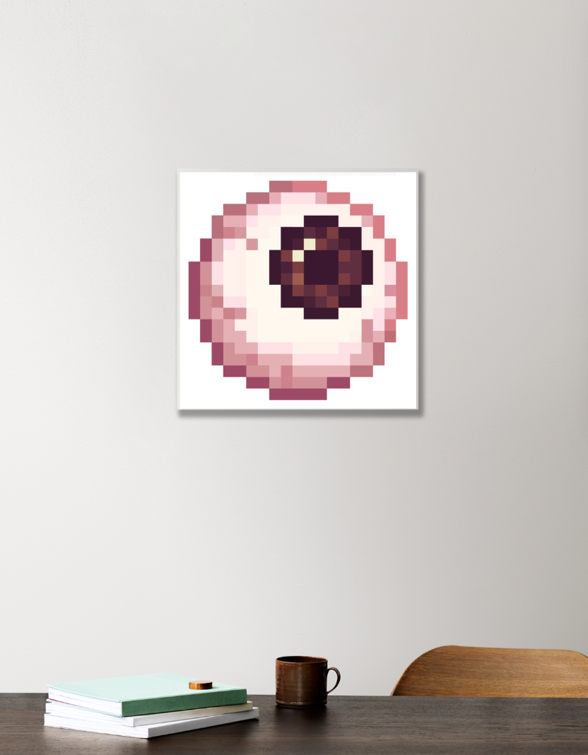 Eye ball 12"x12" Acrylic Square Poster by @union.sr