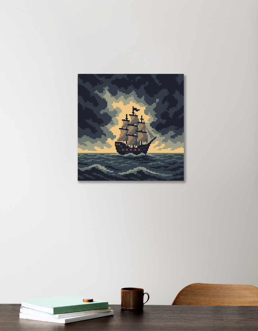 Pixel art 12"x12" Acrylic Square Poster by @union.sr