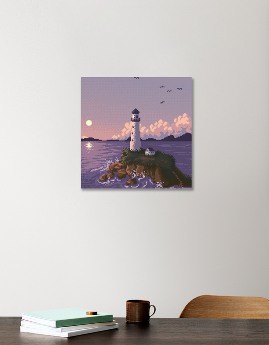 Pixel art 12"x12" Acrylic Square Poster by @union.sr
