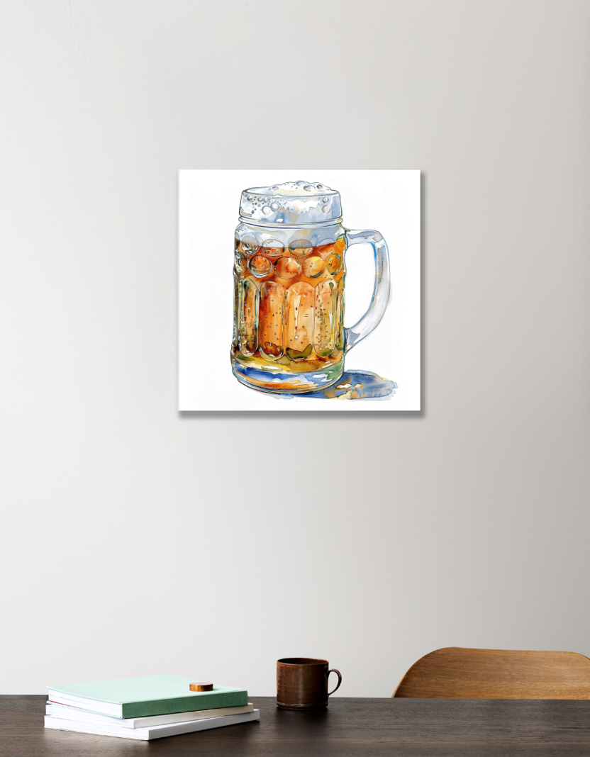 Real art 12"x12" Acrylic Square Poster by @union.sr
