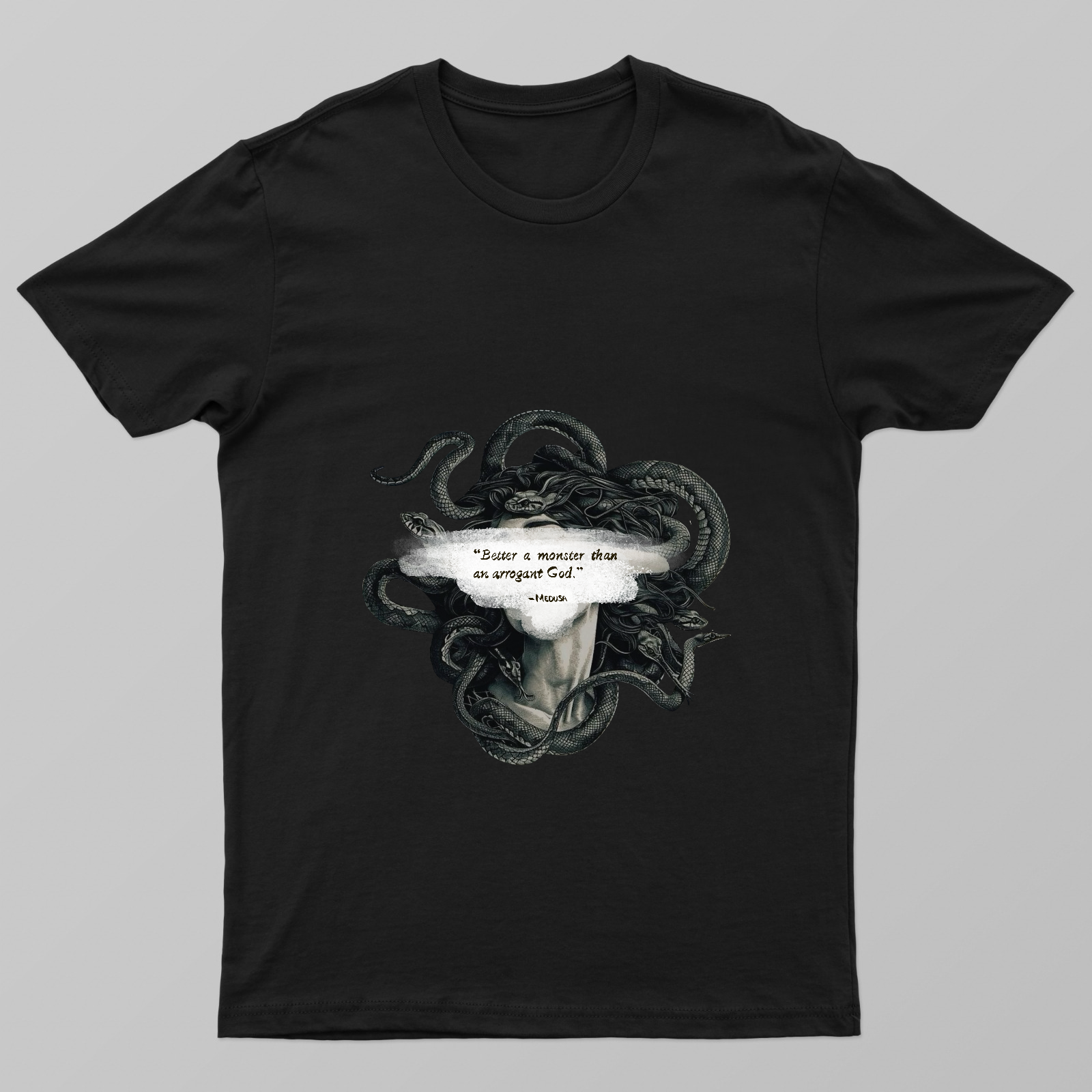 Medusa quote Unisex T-shirt by @n_im_brar.art