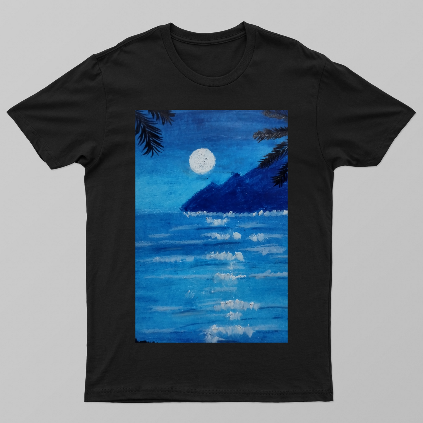 Night mountain Unisex T-shirt by @whisperweaves