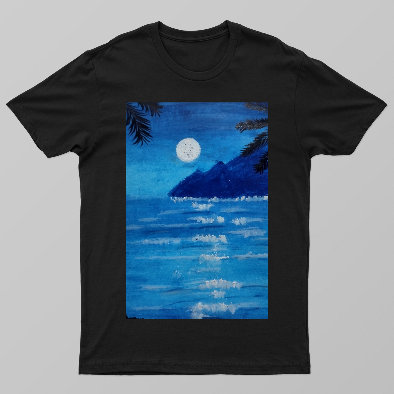 Night mountain Unisex T-shirt by @whisperweaves