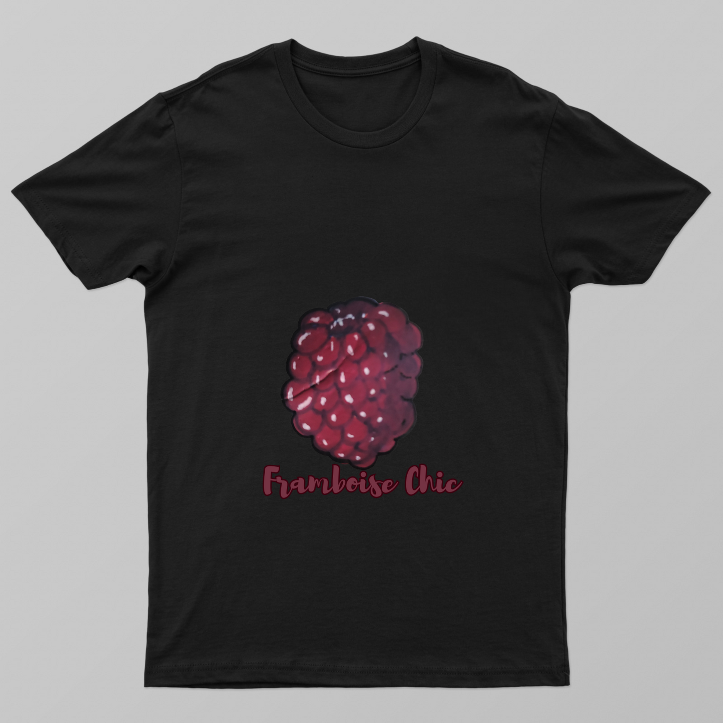 Rasberry couple Unisex T-shirt by @miralynadoraartworks
