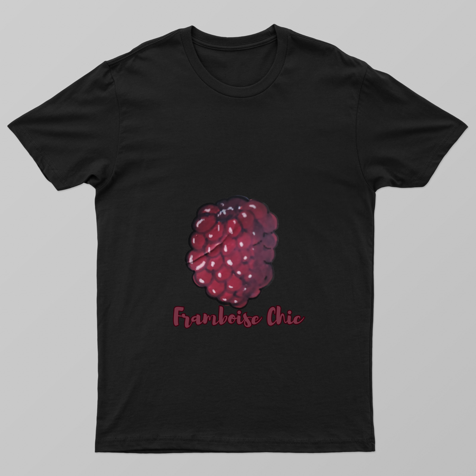 Rasberry couple Unisex T-shirt by @miralynadoraartworks