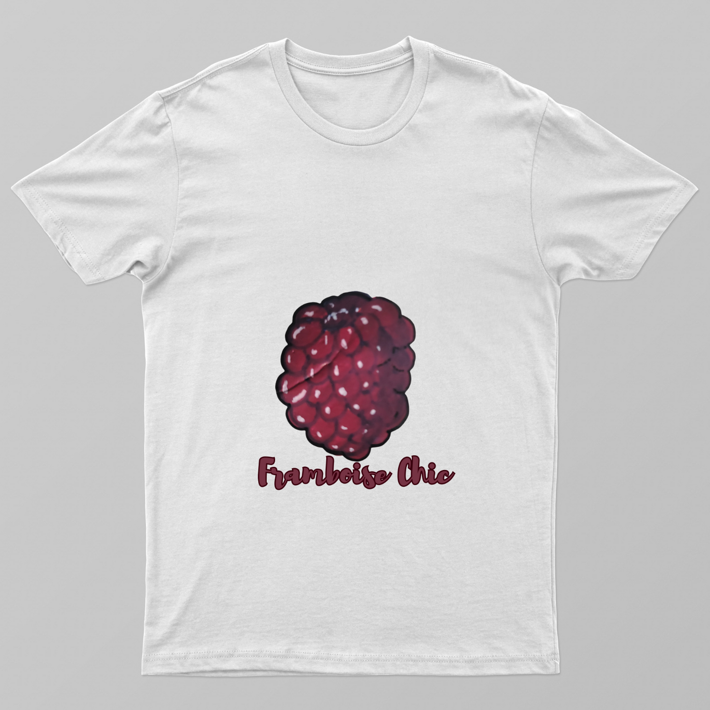 Rasberry couple Unisex T-shirt by @miralynadoraartworks