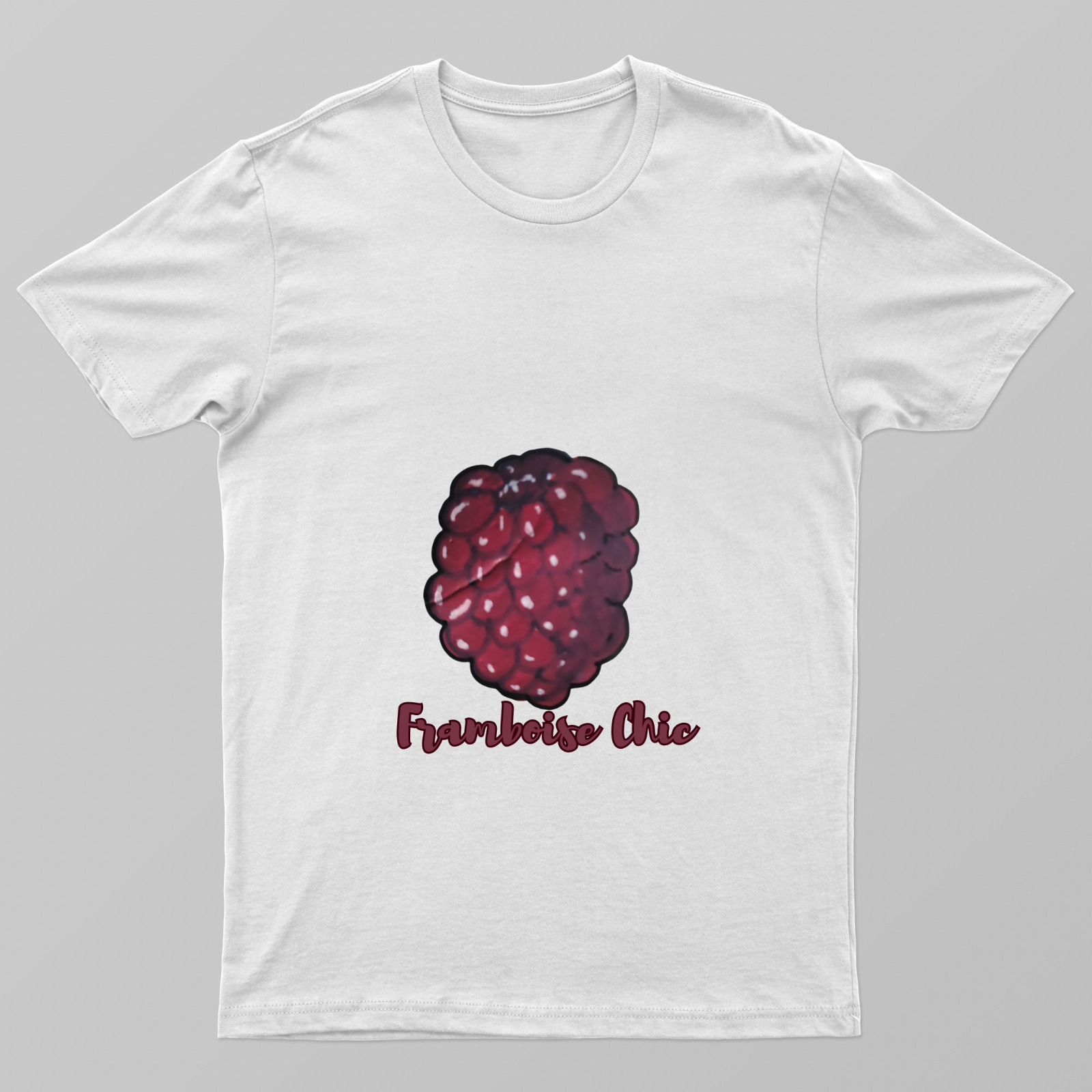 Rasberry couple Unisex T-shirt by @miralynadoraartworks