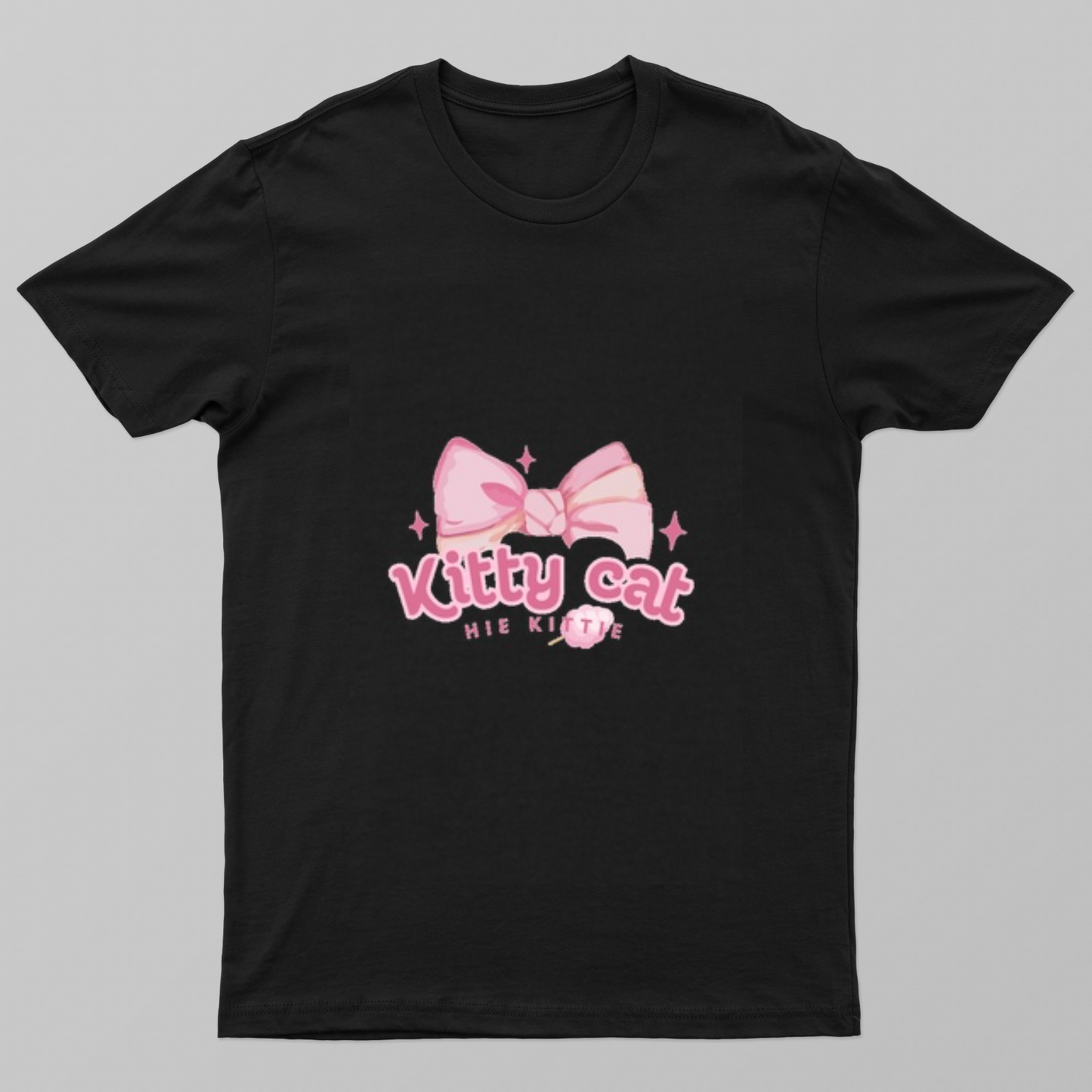 Black hello kitty t shirt Unisex T-shirt by @shelja_madaan__