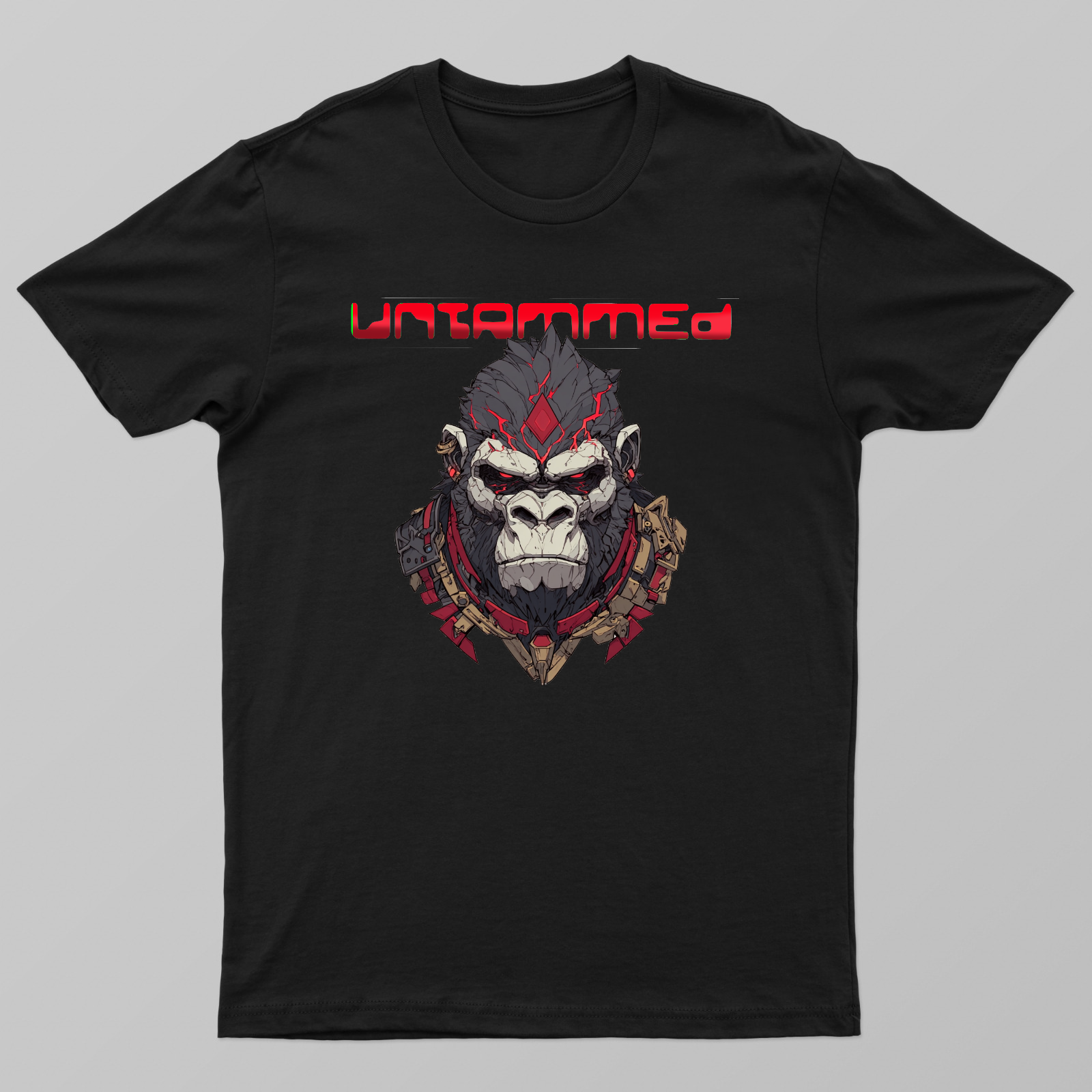 UNTAMMED - MECH APE Premium T-shirt Unisex T-shirt by @Sharathdraws