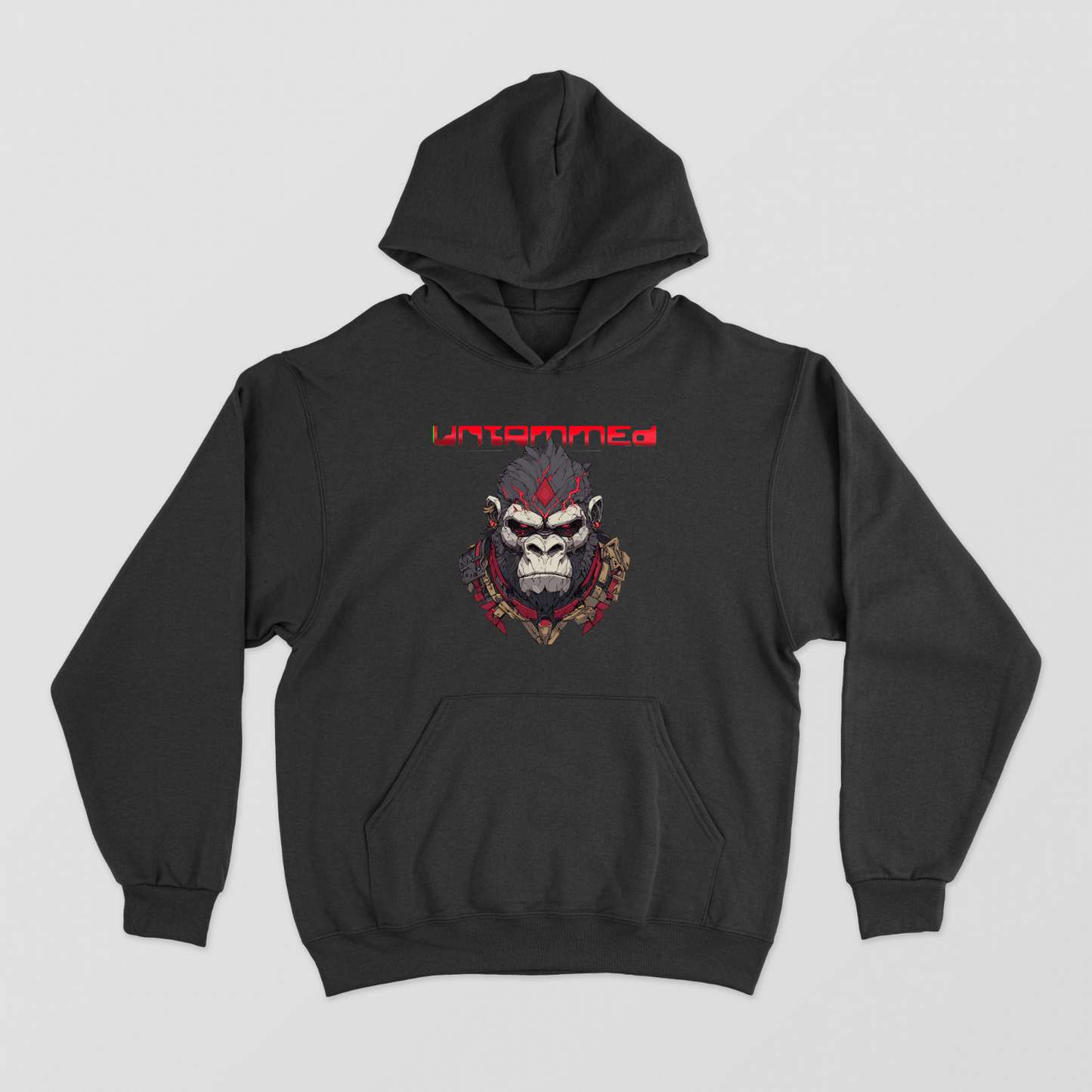 UNTAMMED- Mech Ape Premium Hoodie Unisex Hoodie by @Sharathdraws