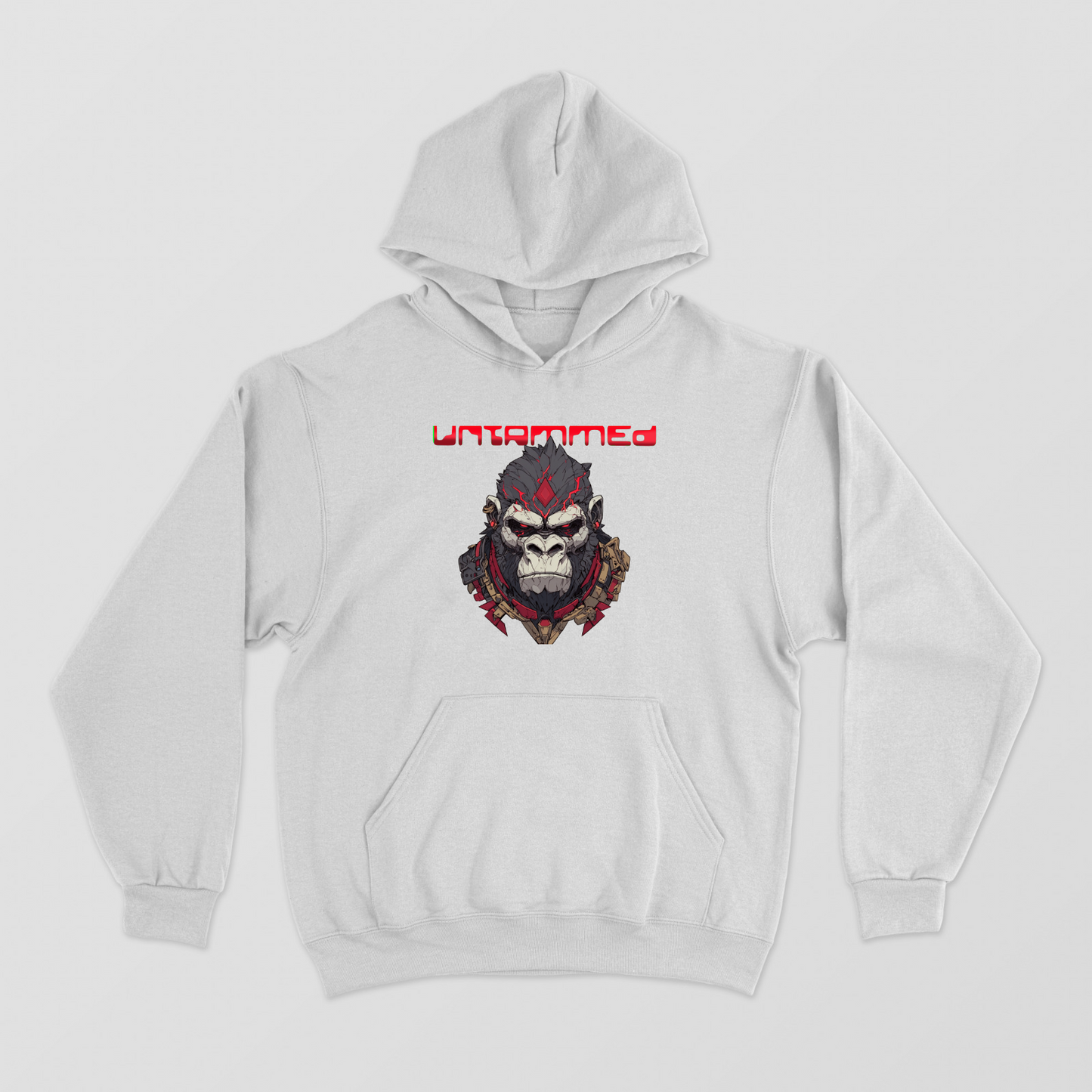 UNTAMMED- Mech Ape Premium Hoodie Unisex Hoodie by @Sharathdraws