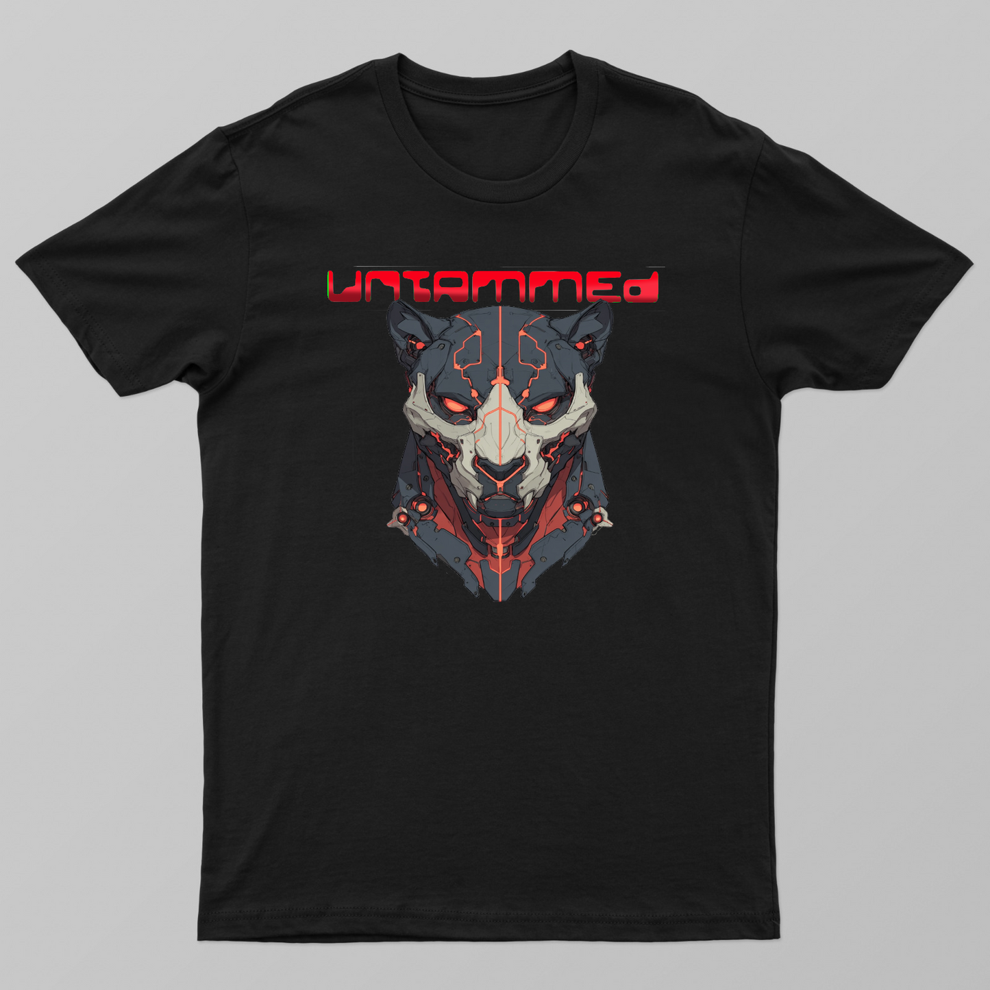 UNTAMMED - Mech Cat  Premium T-shirt Unisex T-shirt by @Sharathdraws