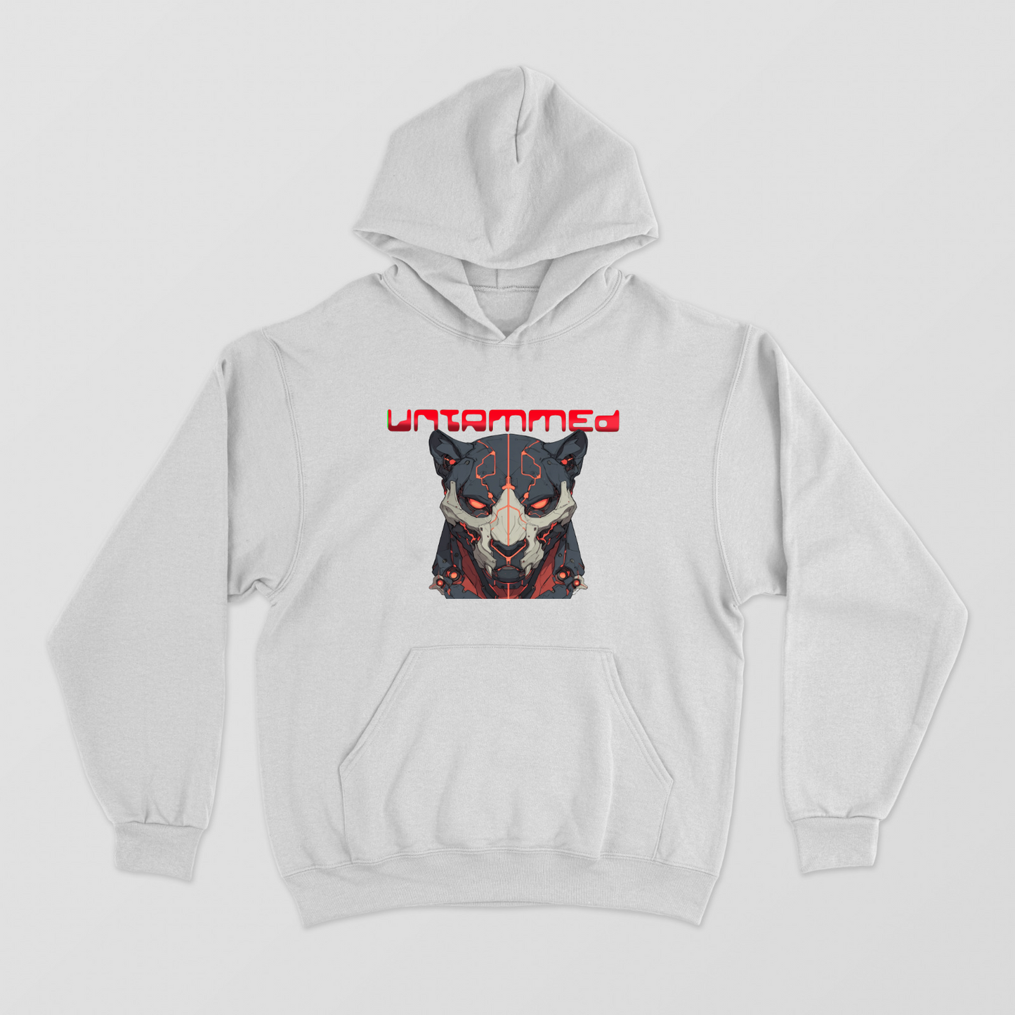 UNTAMMED- Mech Cat Premium Hoodie Unisex Hoodie by @Sharathdraws
