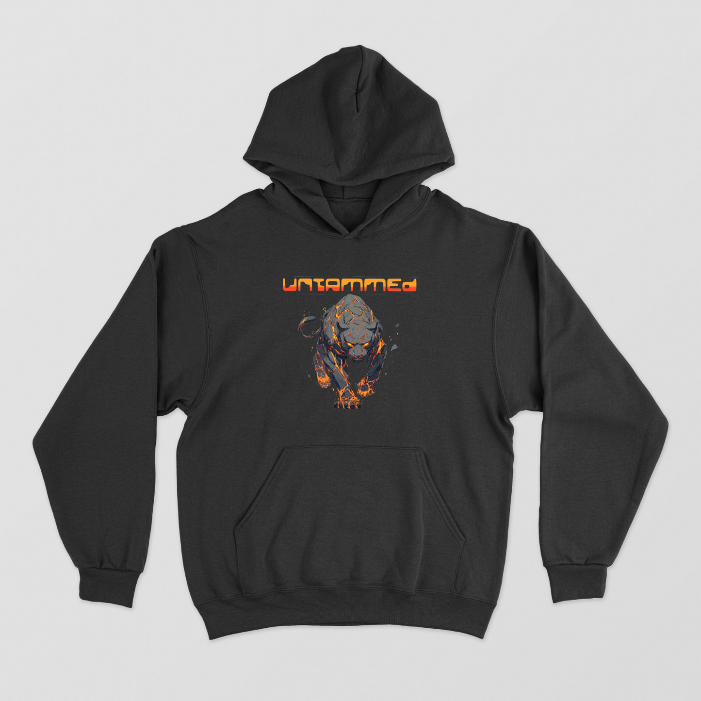 UNTAMMED- LEOPARD Premium Hoodie Unisex Hoodie by @Sharathdraws