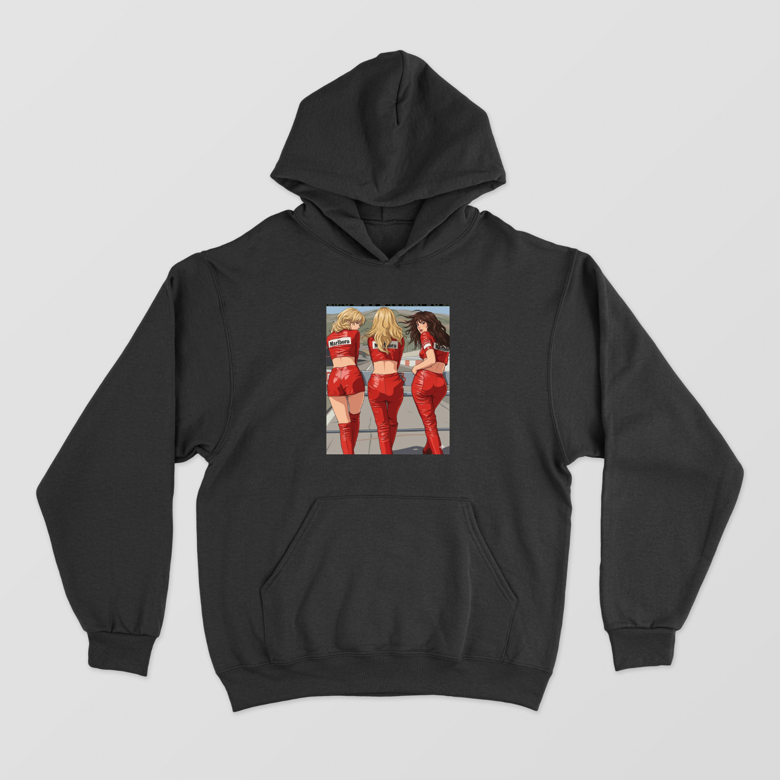 UNTAMMED- Marlboro Girls Premium Hoodie Unisex Hoodie by @Sharathdraws