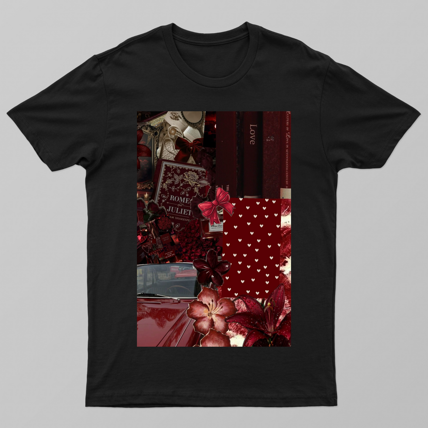 Red beautiful designs on a white tshirt Unisex T-shirt by @pranavi_wnx