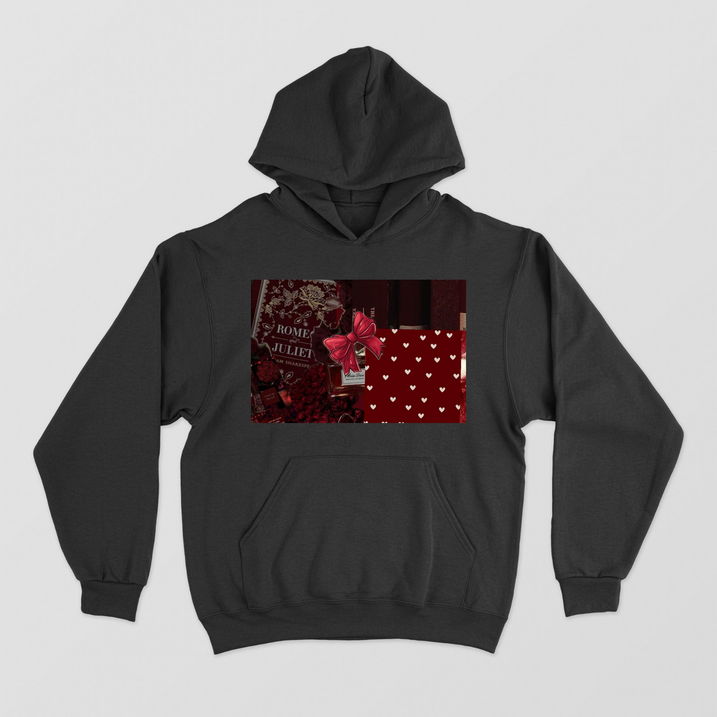 Red design on hoodie Unisex Hoodie by @pranavi_wnx