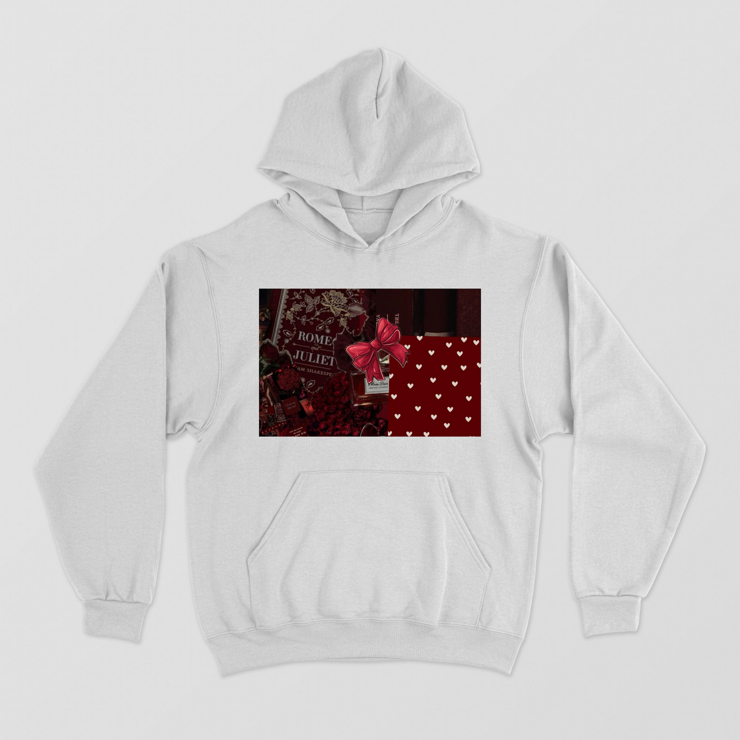 Red design on hoodie Unisex Hoodie by @pranavi_wnx
